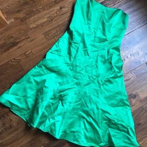 DAVIDS BRIDAL heather green size 4